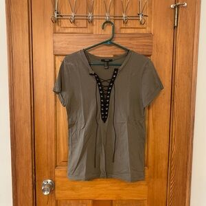 Forever 21 Green Corset Top